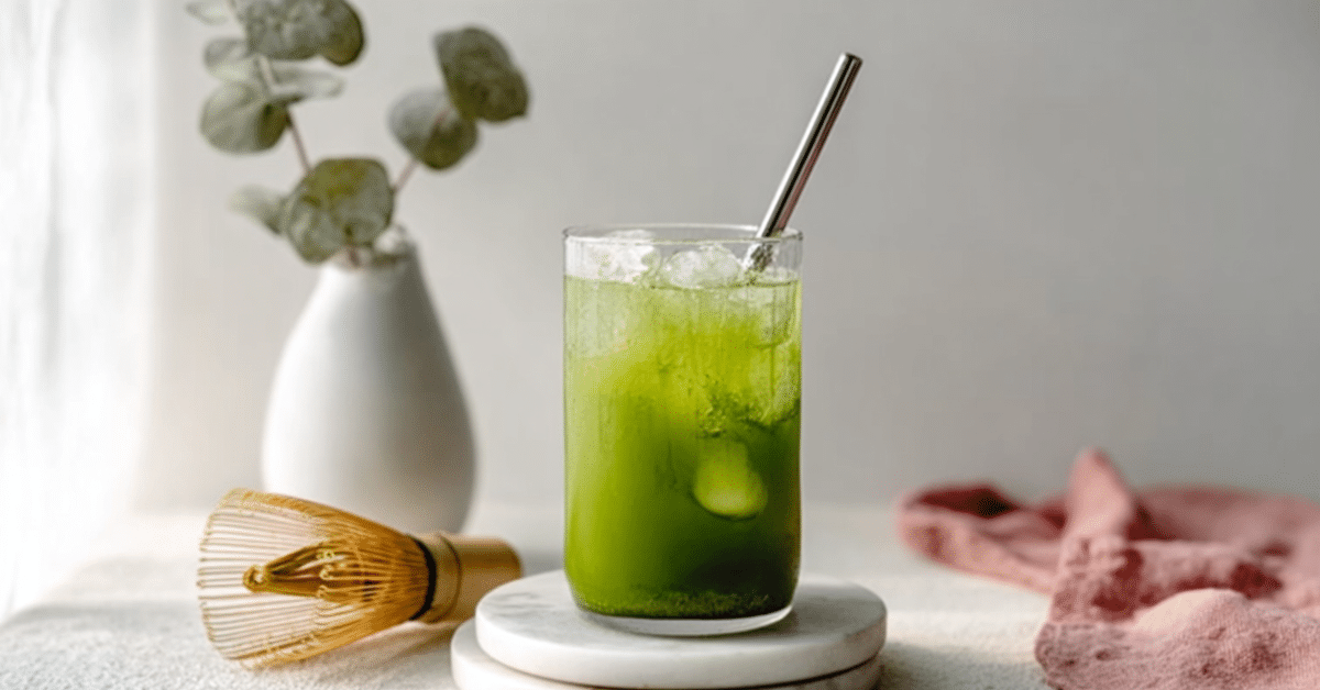Coconut Water Matcha – How to Make This Refreshing Drink Fast 3 refreshing coconut water matcha with whisk