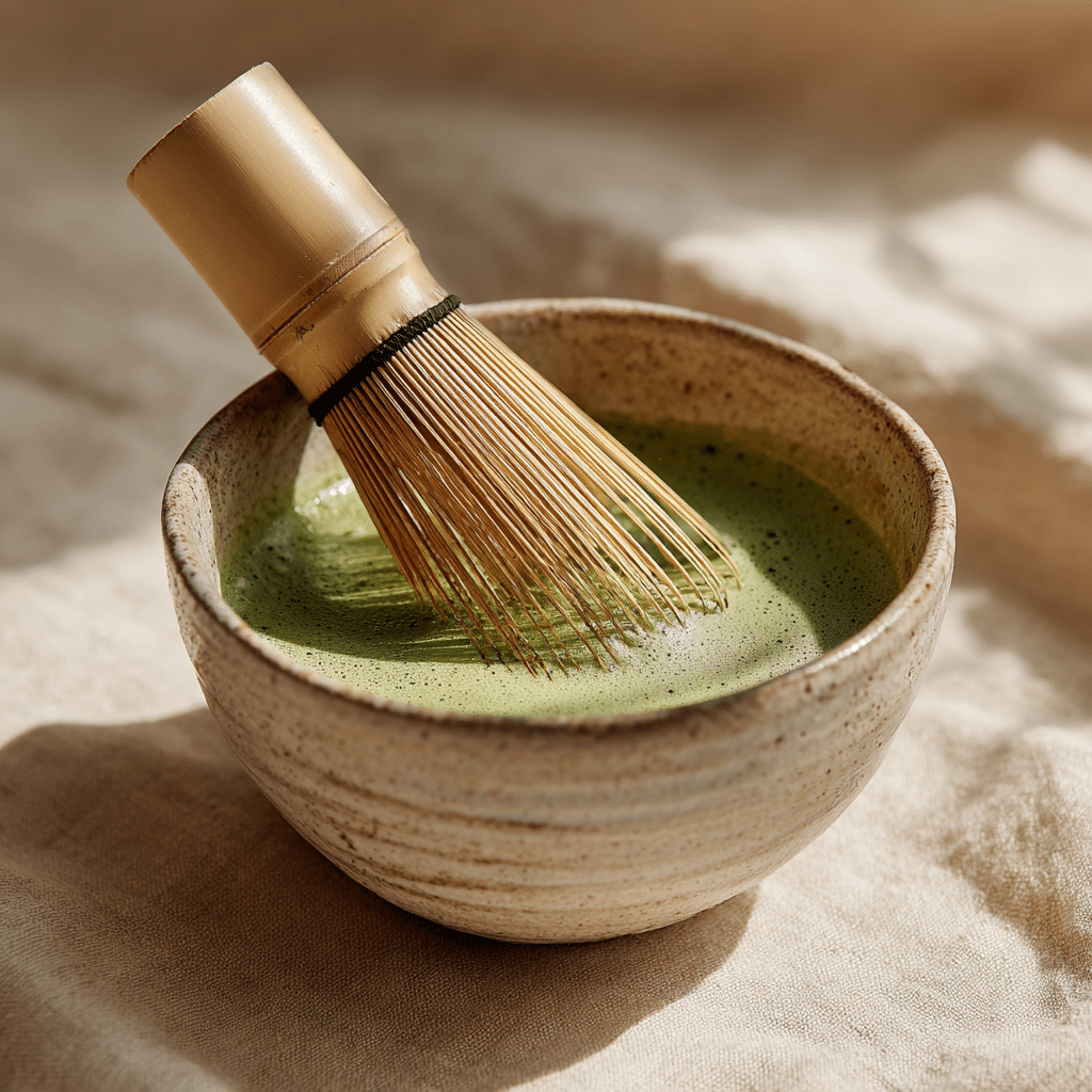 Coconut Water Matcha – How to Make This Refreshing Drink Fast 6 whisking matcha for coconut water matcha